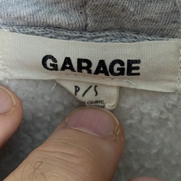 Women's New York Spell Out Cut Off Long Sleeve Crop Top Sweatshirt Hoodie Small - Picture 2 of 13